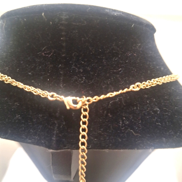 Double Style Neckless, Goldtone - Picture 3 of 3